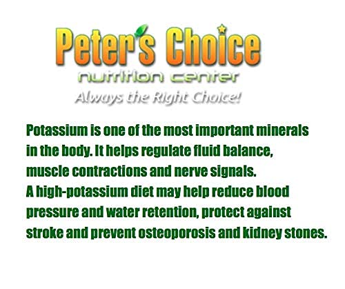 Peter's Choice Peter Gillham’s Life Essentials Potassium Gluconate Tablets 595mg, 100 Tablets