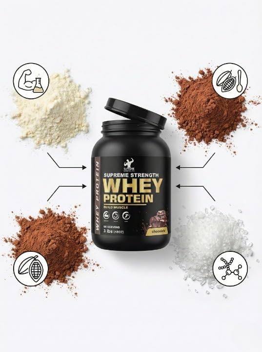 Supreme Strength Whey Protein Powder 48 Count