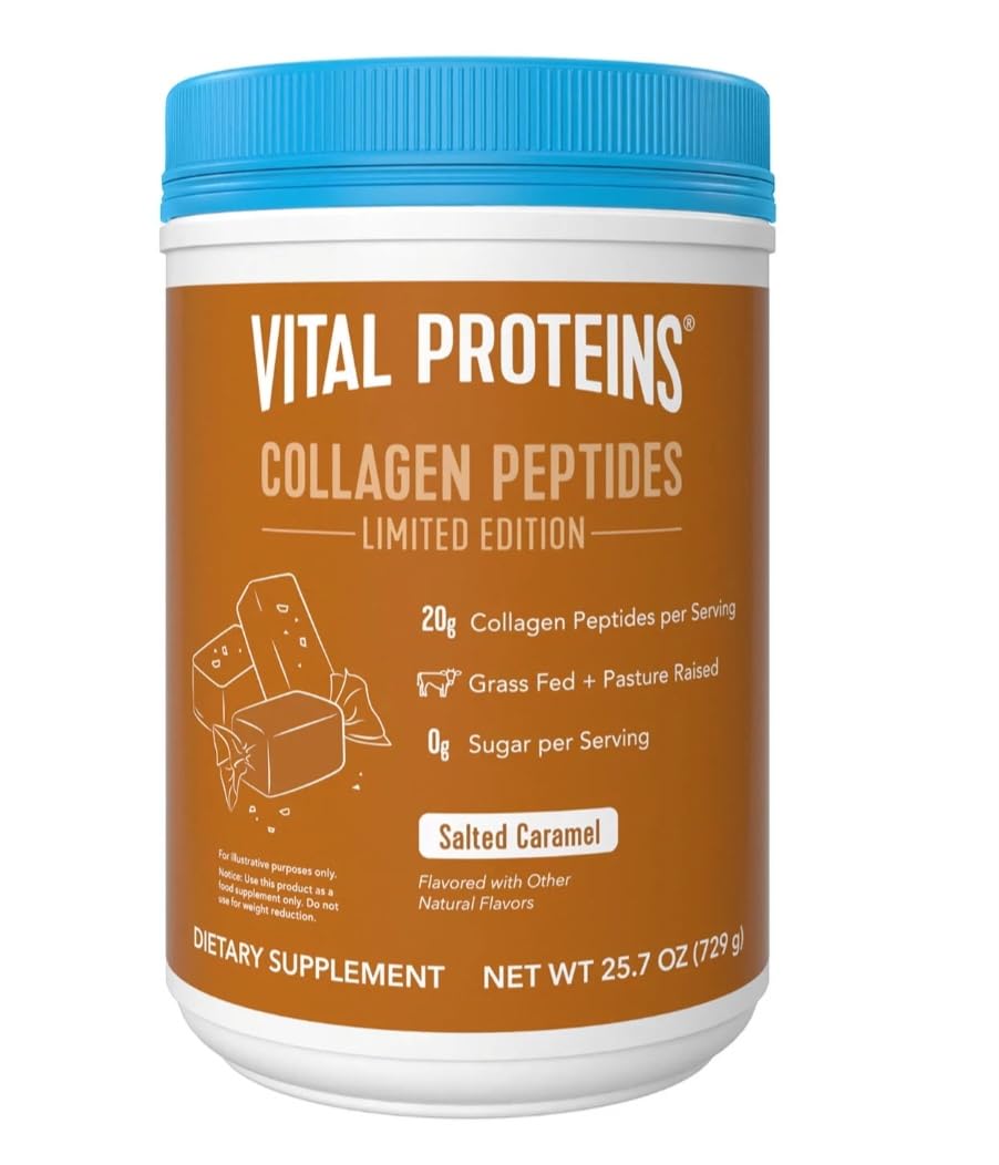Vital Proteins Collagen Peptides Powder, Salted Caramel, 25.7 oz
