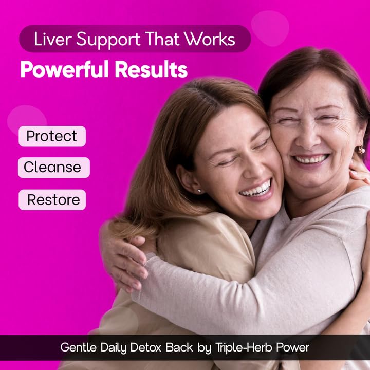 Losoki Liver Detox Supplement with Milk Thistle Extract, Turmeric, Artichoke & Glutathione, 60 Tablets