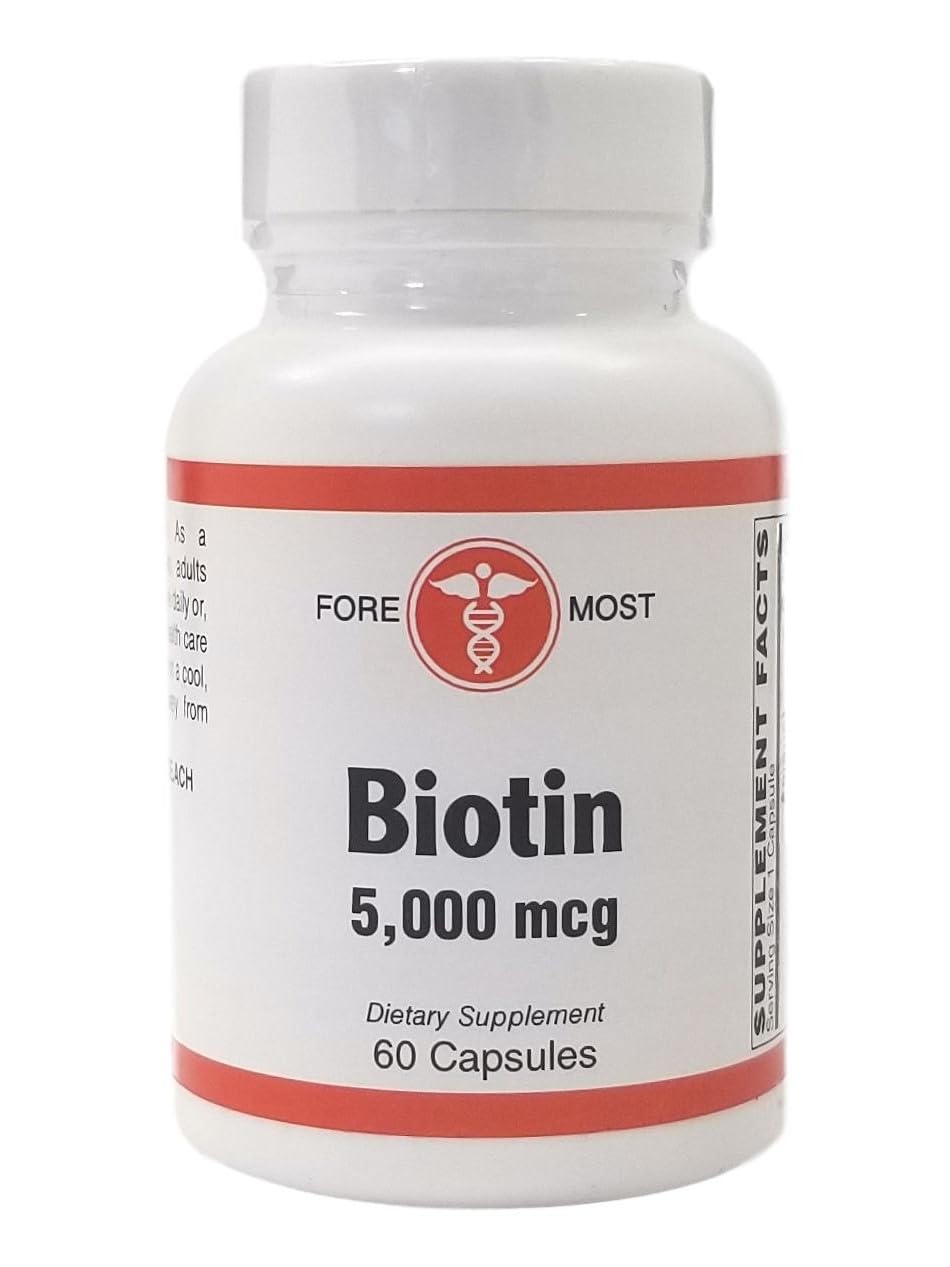 Holistic Health Biotin Capsule 60 Count