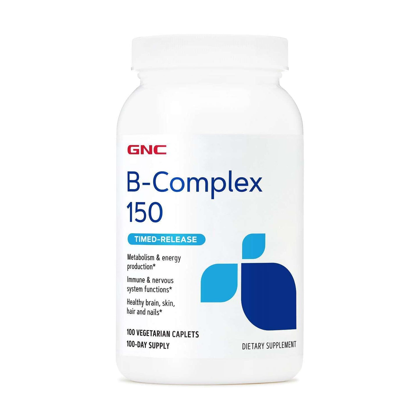 GNC B-Complex 150 Caplets, 100 Count