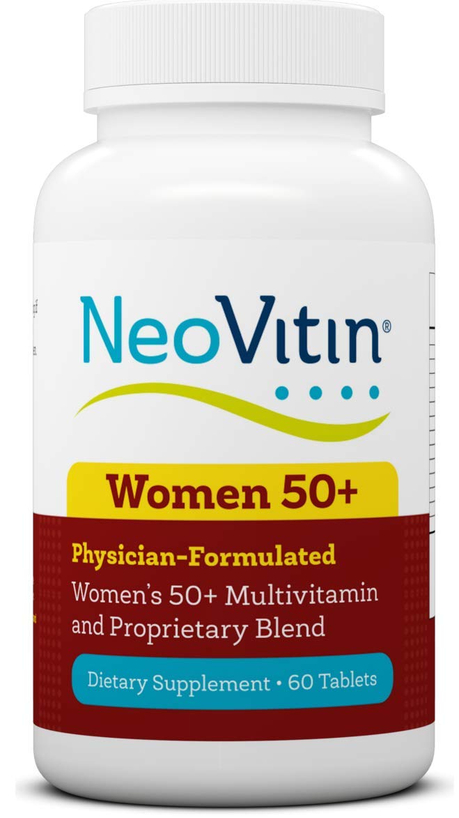 NeoVitin Women's 50+ Formula Multivitamin with Brilliant Blend - Daily Nutritional Support for Women Over 50 60 Tablets