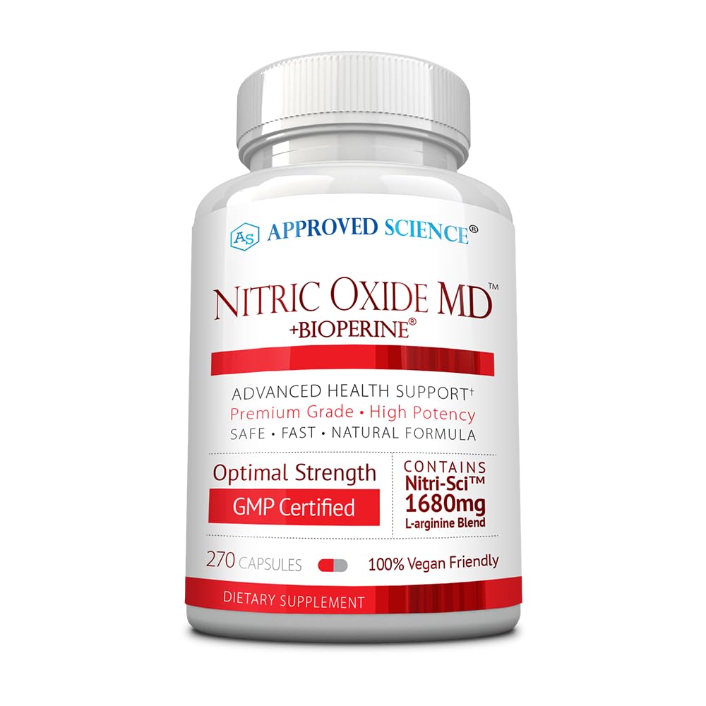Approved Science Nitric Oxide MD 270 Capsules