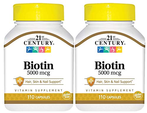 21st Century Biotin 5000 mcg Capsules, 220 Count