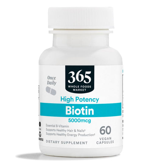 365 by Whole Foods Market Biotin 5000mcg, 60 Capsules