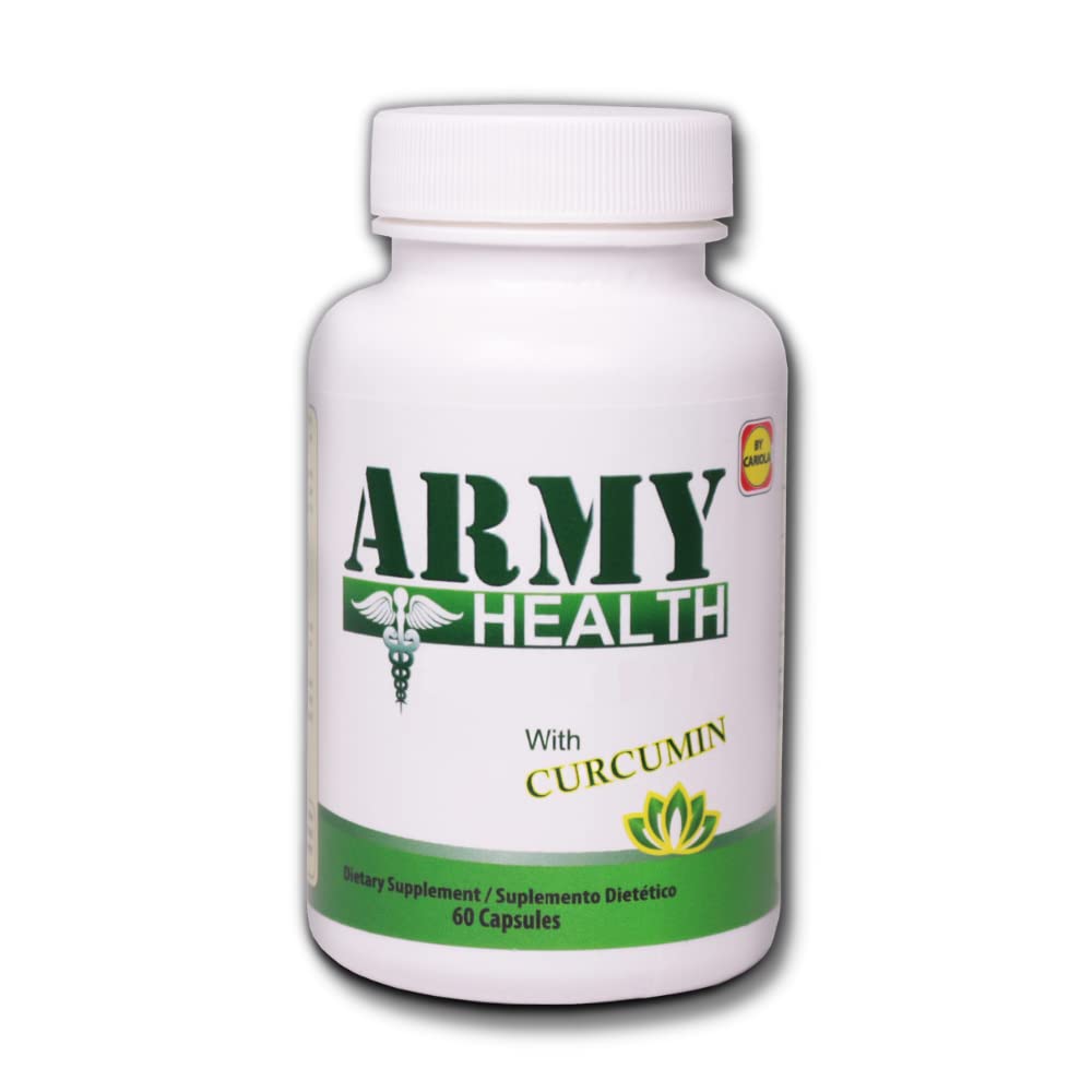 ARMY HEALTH Turmeric Curcumin Supplement Capsules 1 Capsule