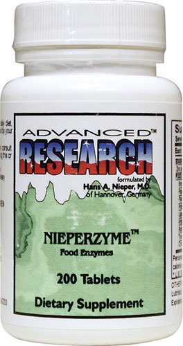 Nutrient Carriers-Advanced Research Nieperzyme Food Enzymes 200 Tablets