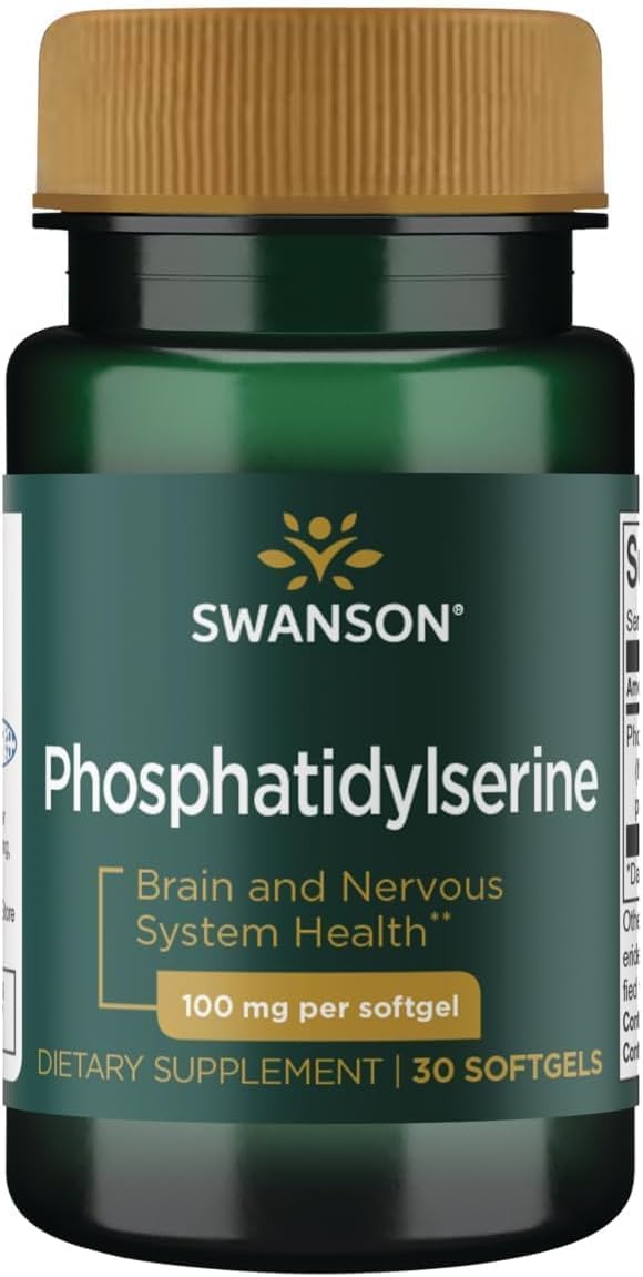Swanson Phosphatidylserine Brain Health 100 mg Softgels, 30 Count
