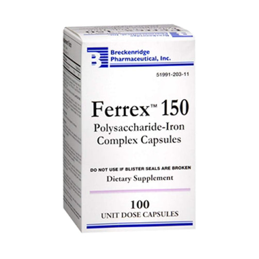 FERREX 150 Polusaccharide-Iron Complex, 2 Capsules
