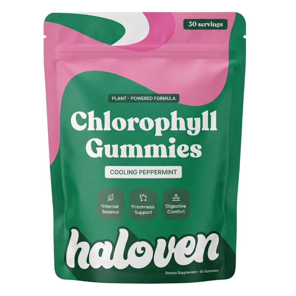 Haloven Chlorophyll Gummies 60 Count