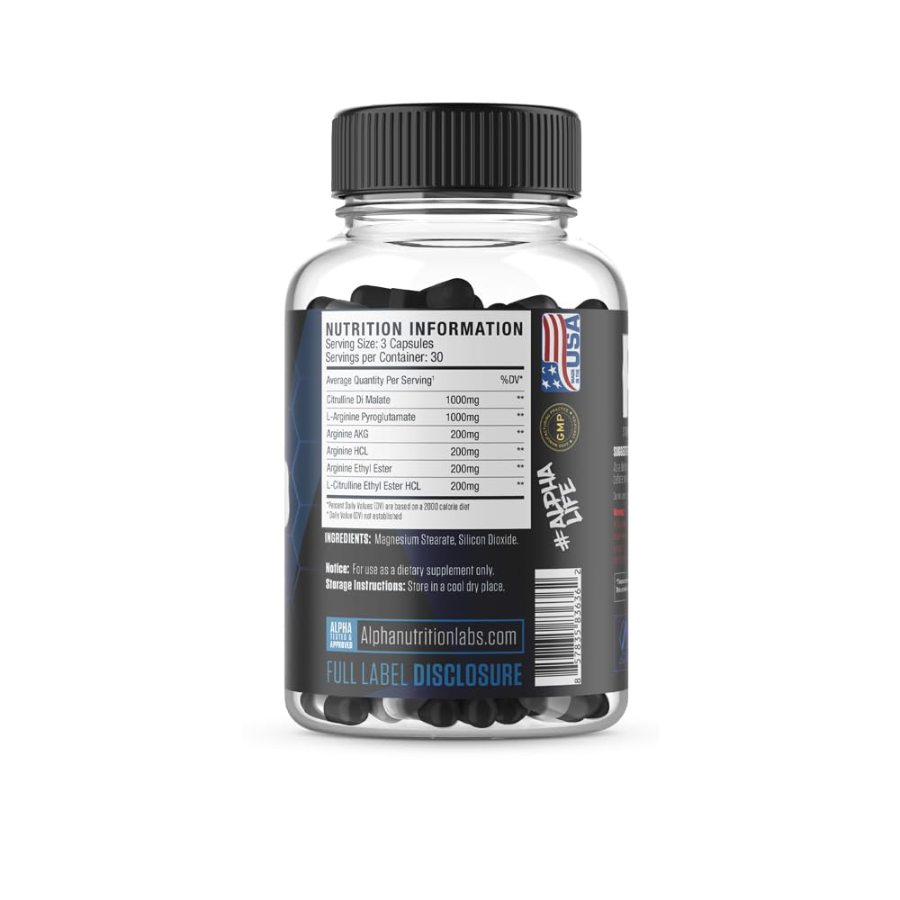 Alpha Nutrition Labs X-Treme Pump Capsule, 90 Capsules