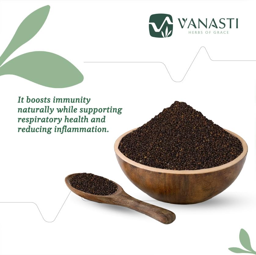 VANASTI Tulsi Seeds Powder 3.52 Ounce