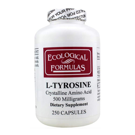 Ecological Formulas L-Tyrosine Crystalline Amino Acid 500 mg Capsule 250 Count