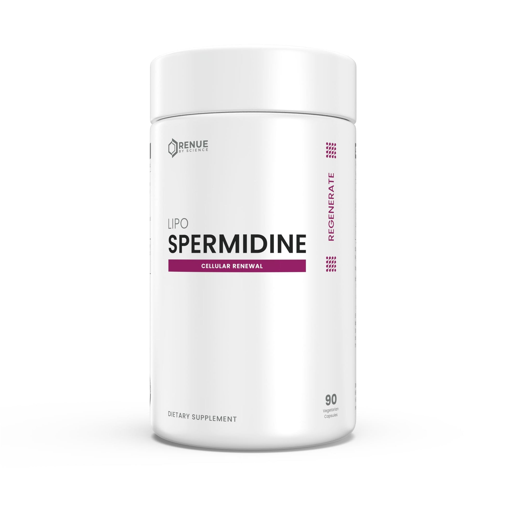 Renue By Science Spermidine Liposomal Supplements for Women and Men 90 Capsules