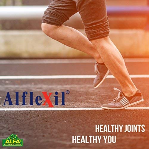 ALFA VITAMINS ALFLEXIL Glucosamine, Chondroitin & Collagen Supplement Capsule, 120 Capsules