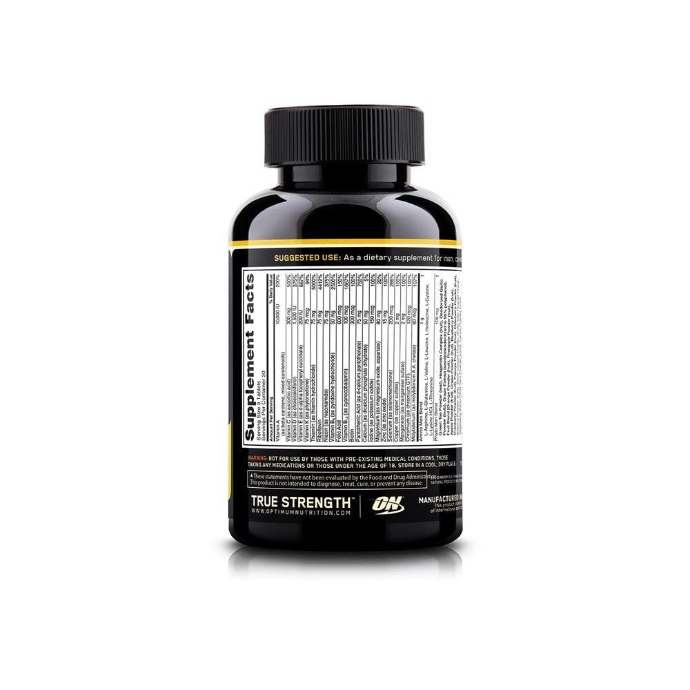 Optimum Nutrition Opti-Men Daily Multivitamin Supplement, 90 Tablets