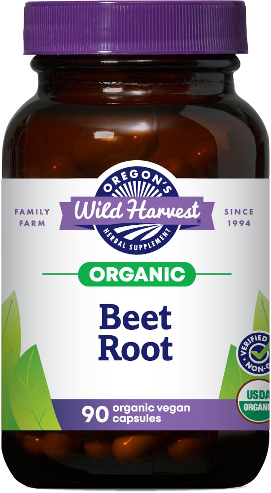 Oregon's Wild Harvest Organic Beet Root Capsules 90 Count
