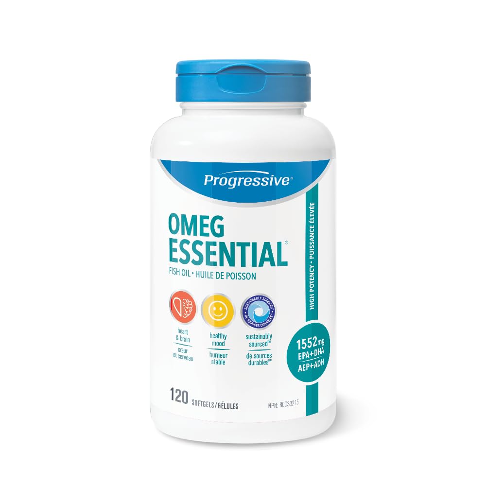 Progressive Omegessential Capsule 120 Count