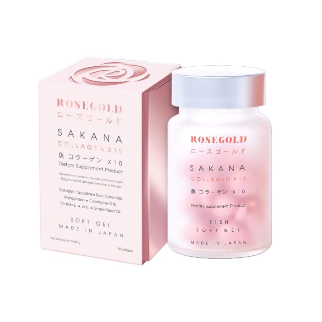 Generic Rosegold SAKANA Collagen Capsules, 14 Count
