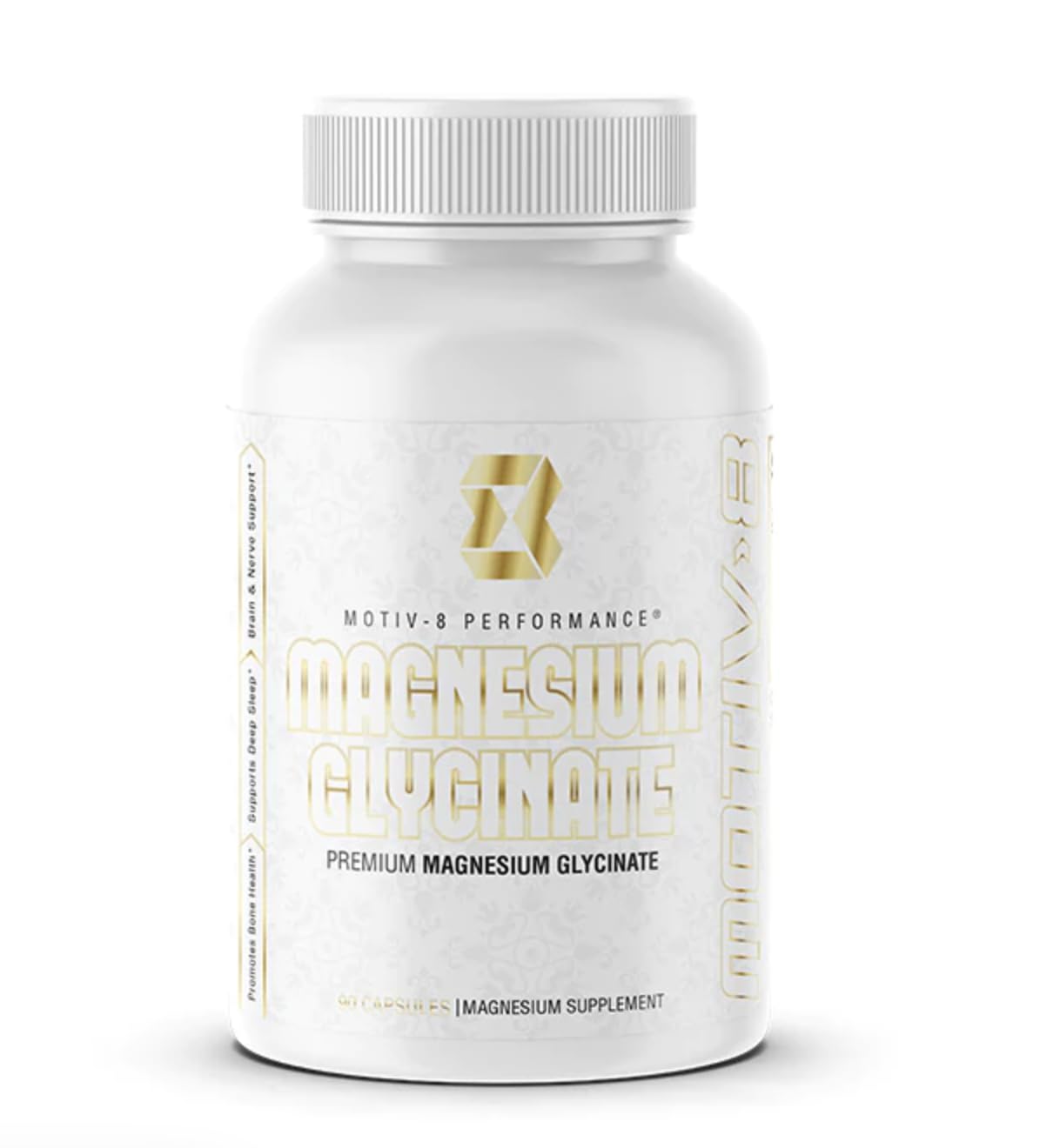 Motiv-8 Magnesium Glycinate Veggie Capsules, 180 Count