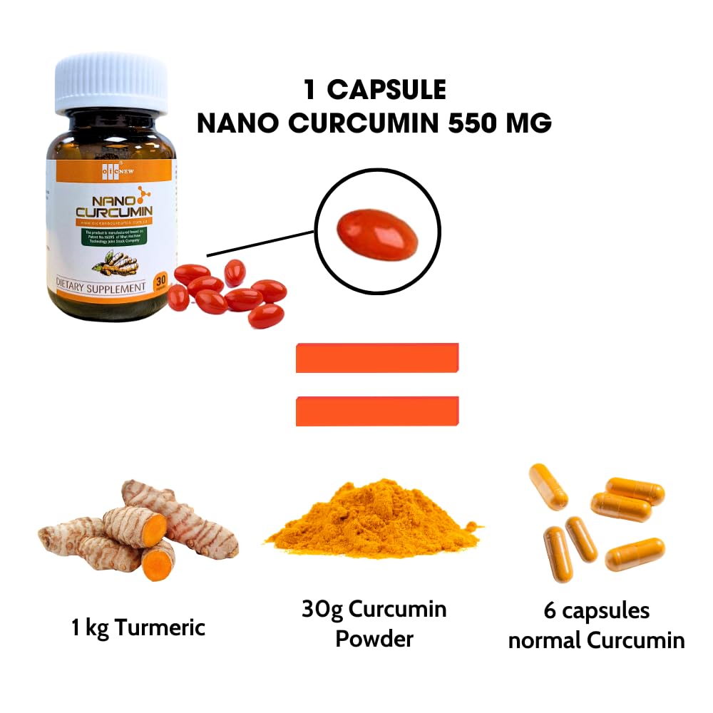 OIC NEW Nano Curcumin Capsule, 30 Count