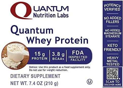 Quantum Nutrition Whey Protein Powder 7.4 Oz