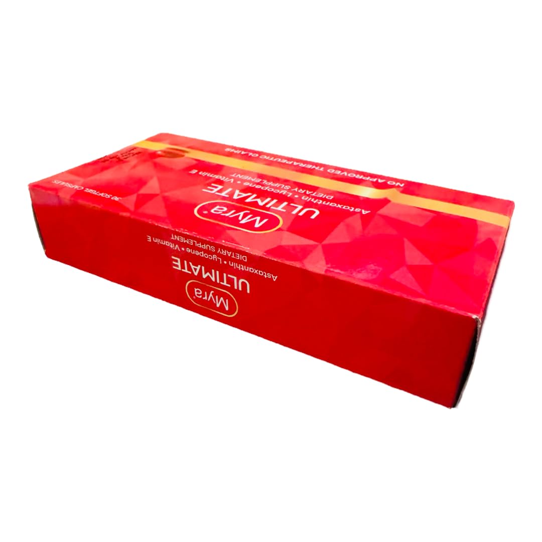 Generic Myra Utimate with Astaxanthin, Lycopene and Vitamin E Softgel 1 Count