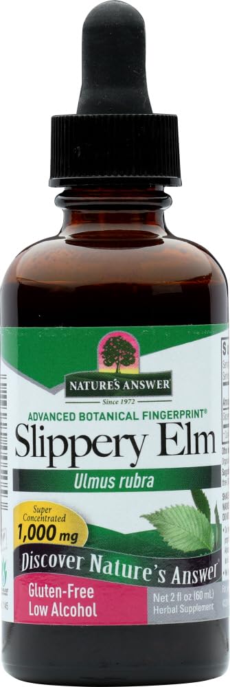 Nature's Answer Slippery Elm Capsules, 2 Capsules