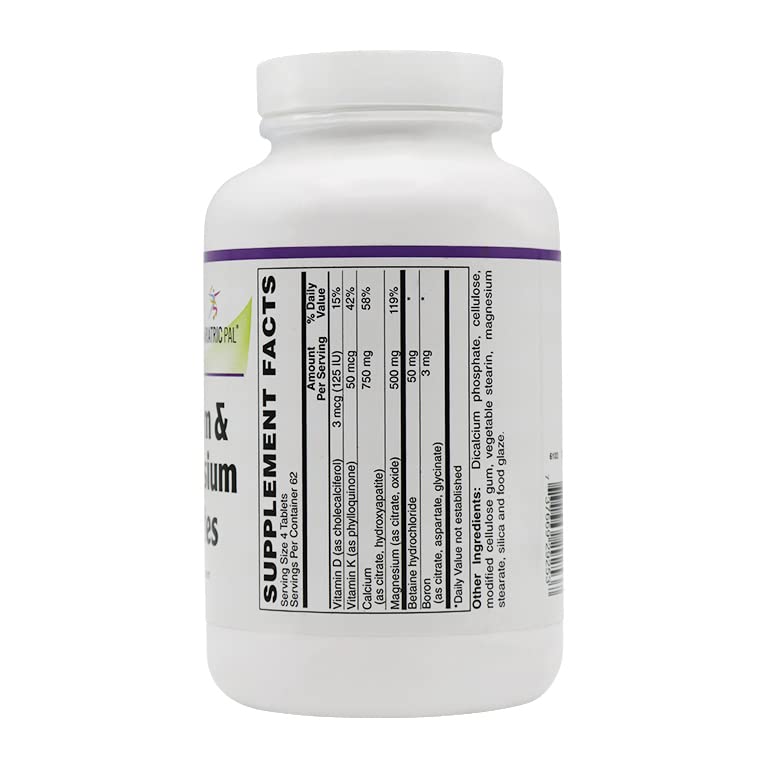 BariatricPal Calcium & Magnesium Citrates Tablet, 250 Count