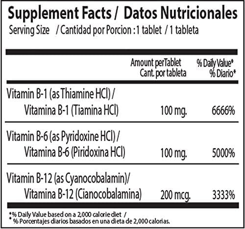 Neurobion Classic Vitamin B Energy Booster Tablet, 20 Count