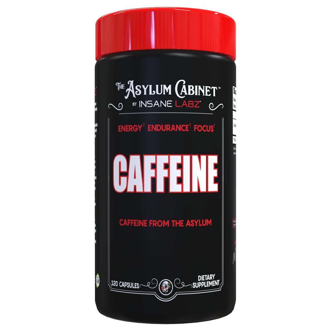 Insane Labz Caffeine 100mg Capsules, 1 Count