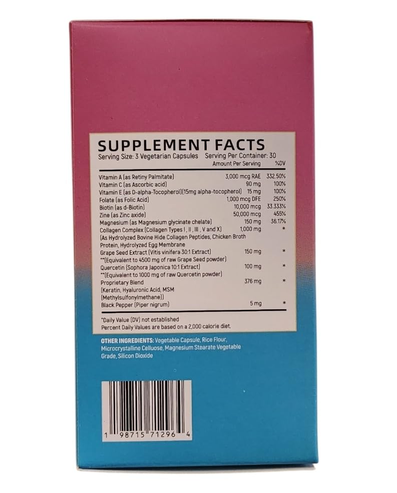 Main Products Collagen Peptides 14 in 1 Multi-Vitamin Capsule, 90 Count