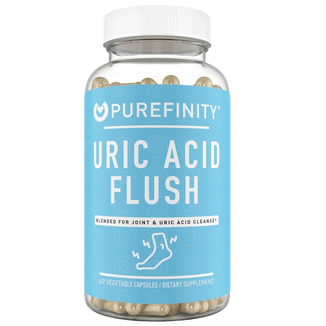 PUREFINITY Uric Acid Flush & Cleanse Capsules 60 Count