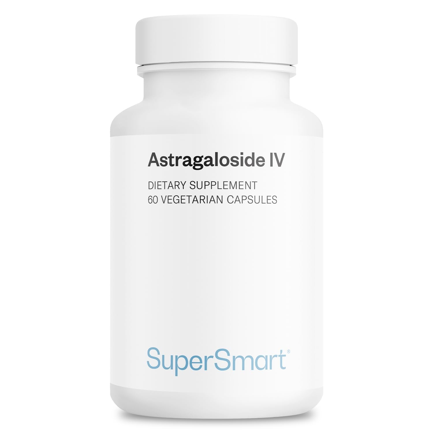 Supersmart Astragaloside IV 98% 100 mg Astragalus Root Extract Antioxidant Supplement Capsule, 60 Vegetarian Capsules