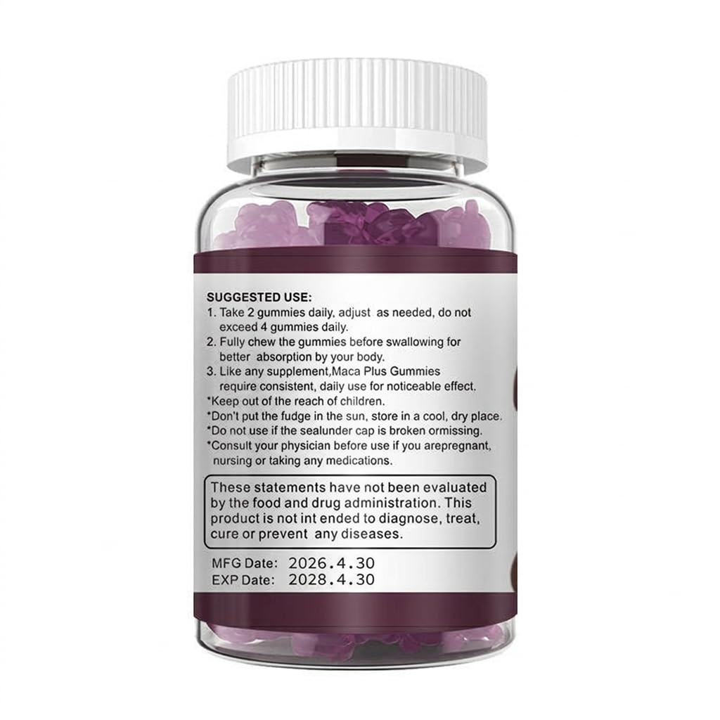 Wins Town Maca Candy Gummy 60 Count