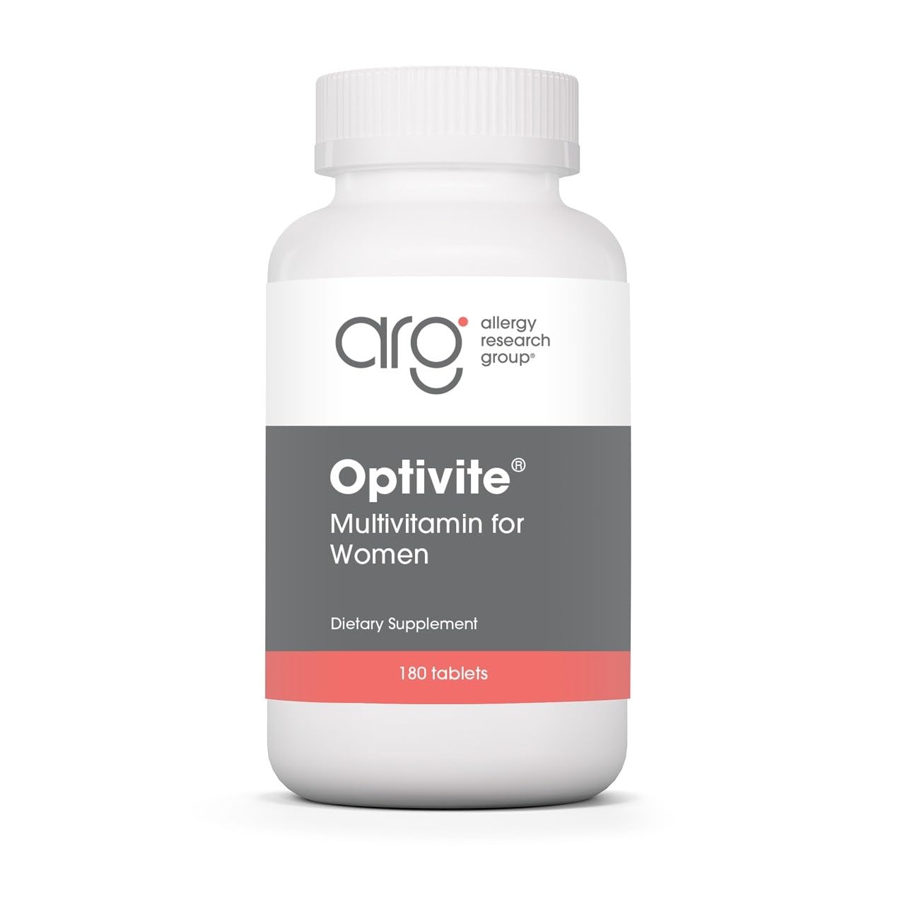 Optimox ARG Optivite Women's Multivitamin Multimineral Hormone Balance & PMS Support Enhanced with Flavonoids, Enzymes & Betaine HCl Tablets 180