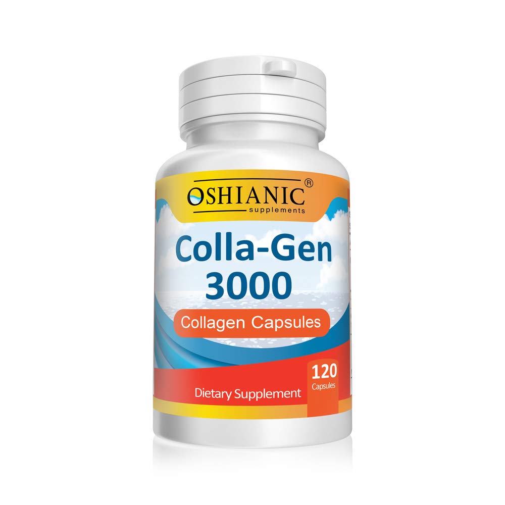 Oshianic Colla-Gen 3000 Capsules, 120 Count