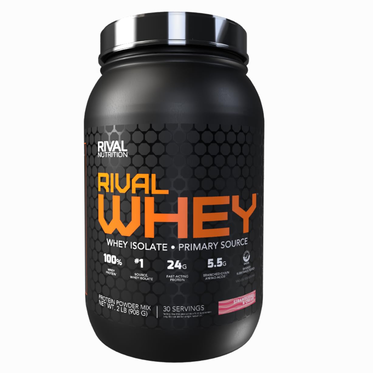 RIVAL NUTRITION Rival Whey Protein Powder Isolate, 32 Servings