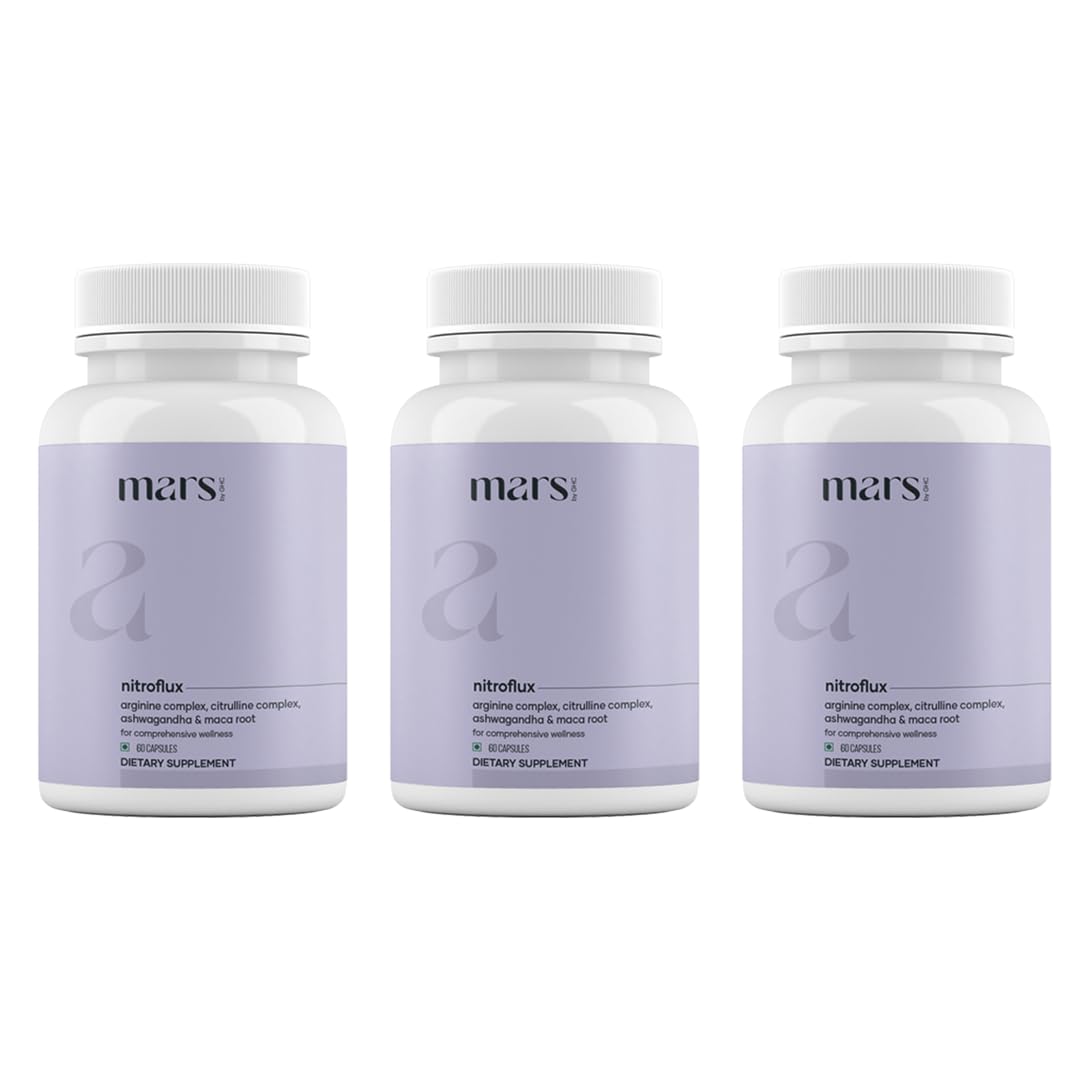 Mars by GHC NitroFlux Nitric Oxide Booster Capsule 3 Pack