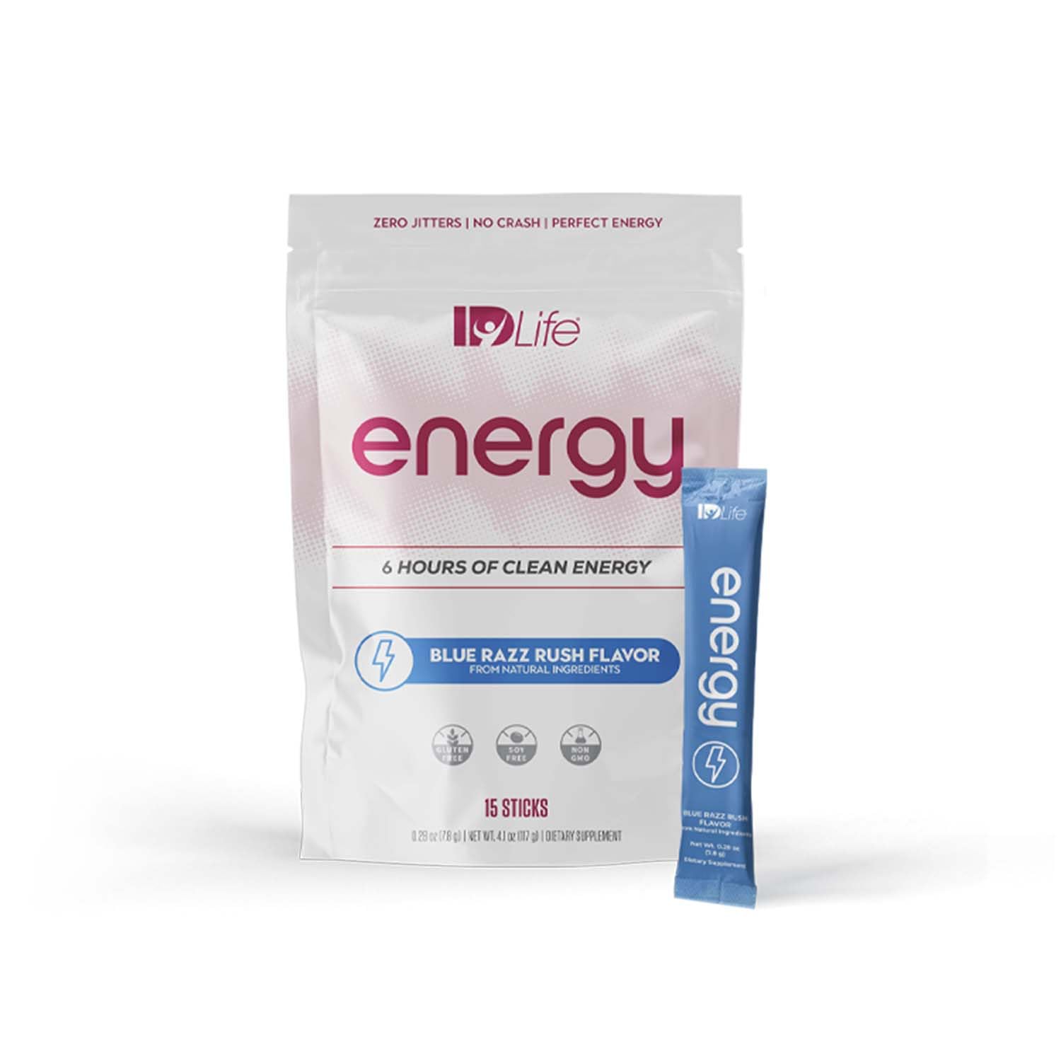 IDLife Energy Blue Razz Rush Powder 4.1 Ounce