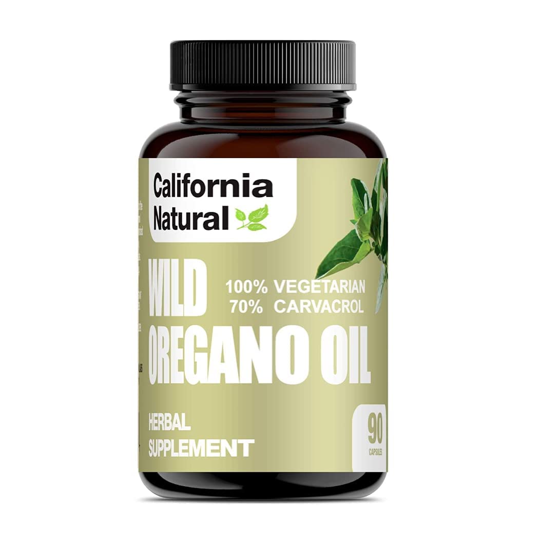 California Natural Wild Oregano Oil 90 Capsules