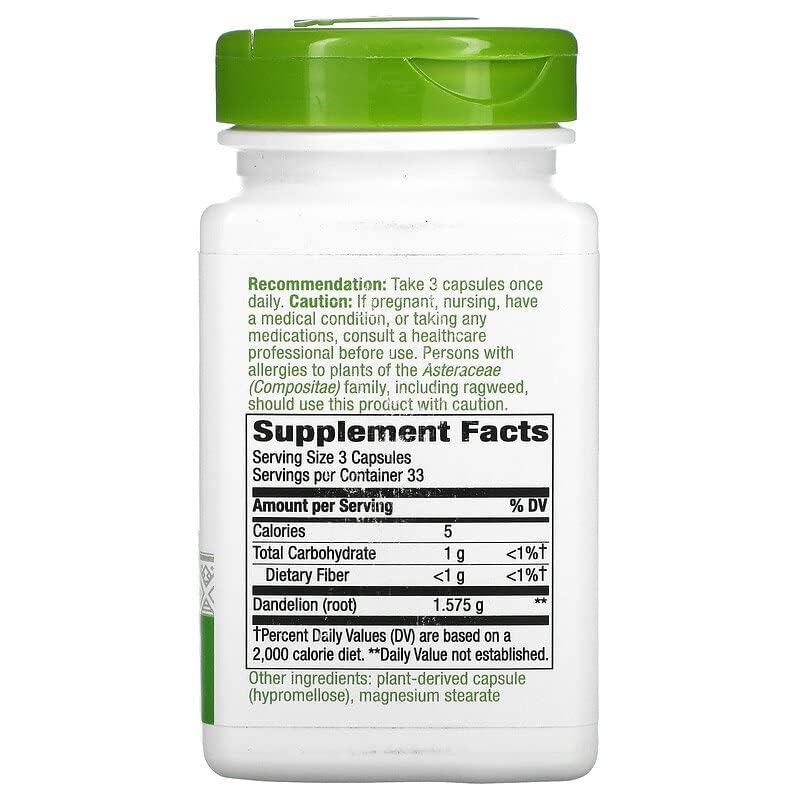Nature's Way Dandelion Root Capsule 1