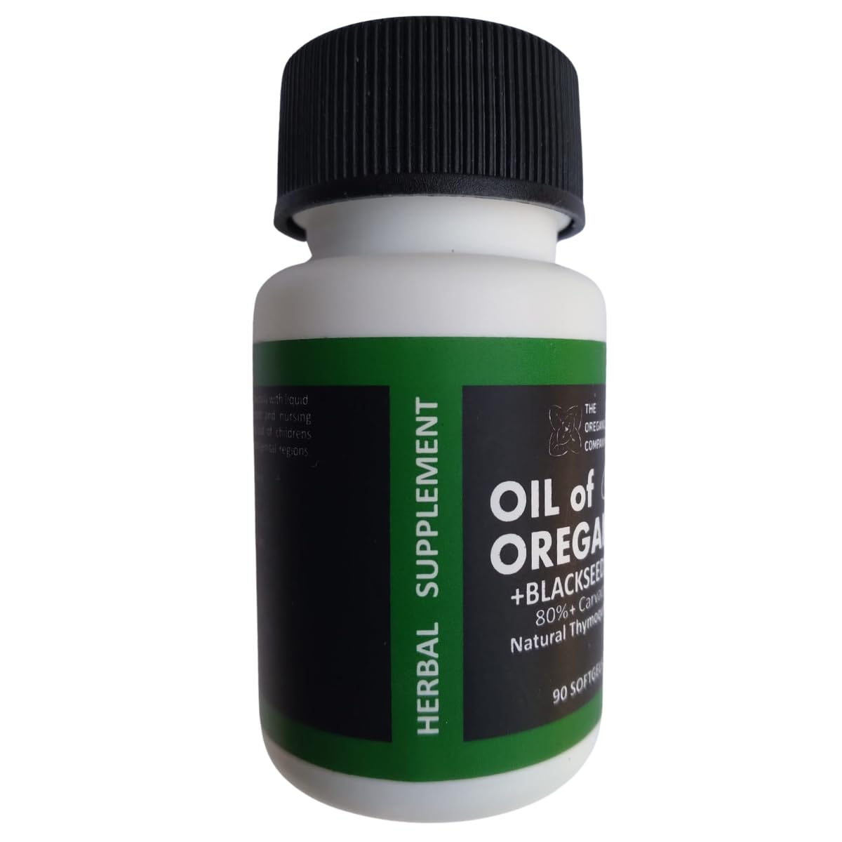 THE OREGANO COMPANY Wild Oil of Oregano with Black Seed Oil Softgels, 90 Count