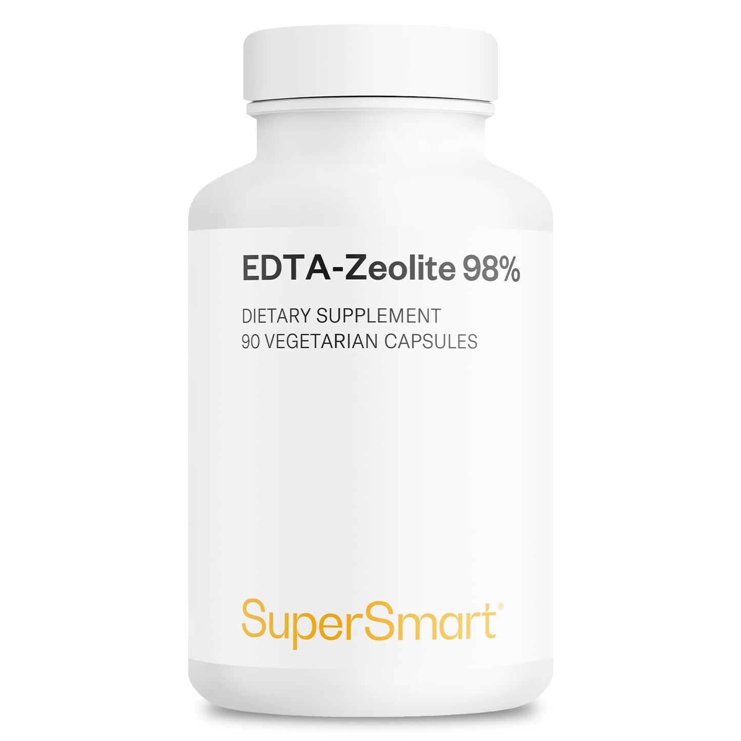 Supersmart EDTA Zeolite 98% Advanced Formula with Milk Thistle & Parsley High Potency Supplement, 90 Capsules