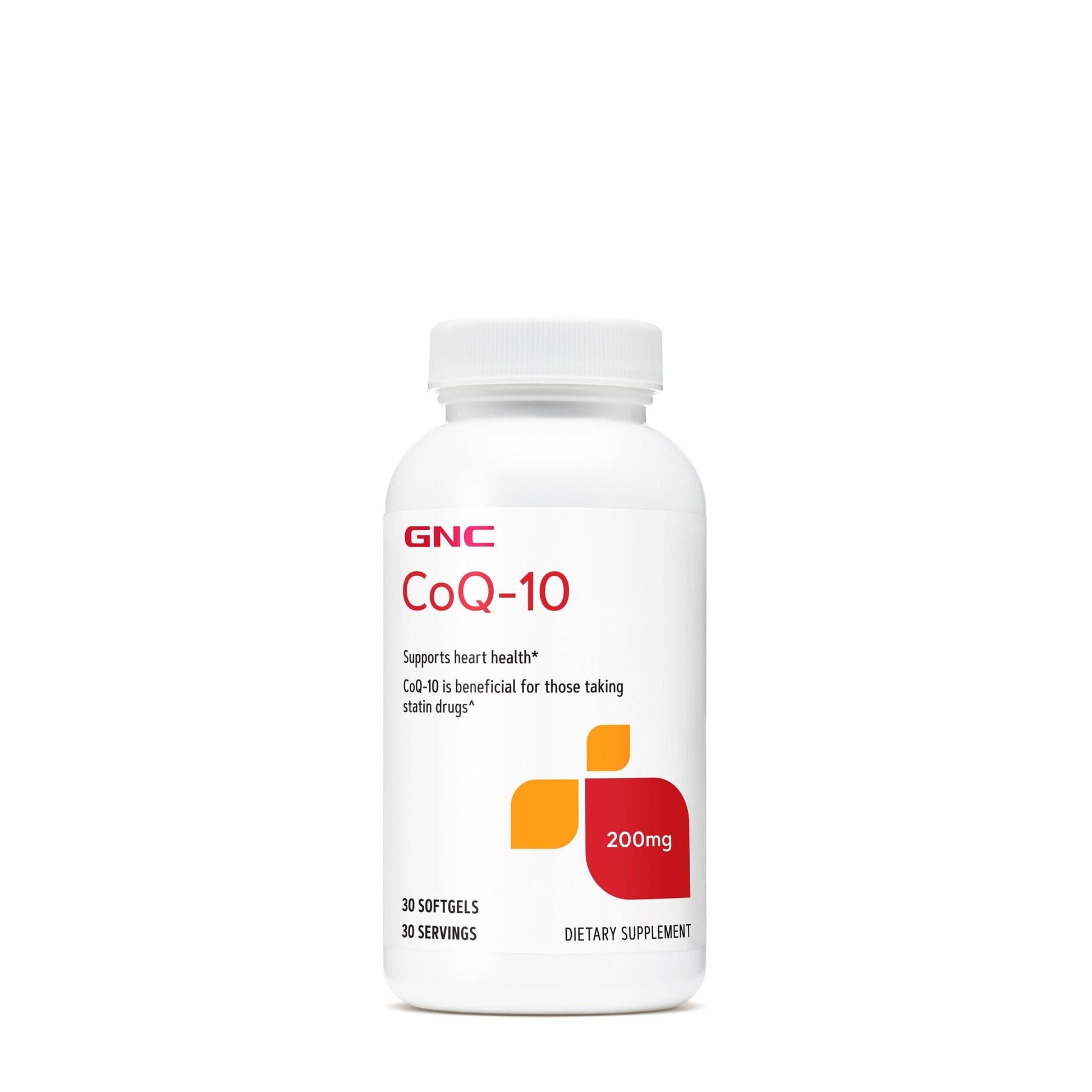 GNC CoQ10 200mg Softgels, 30 Count