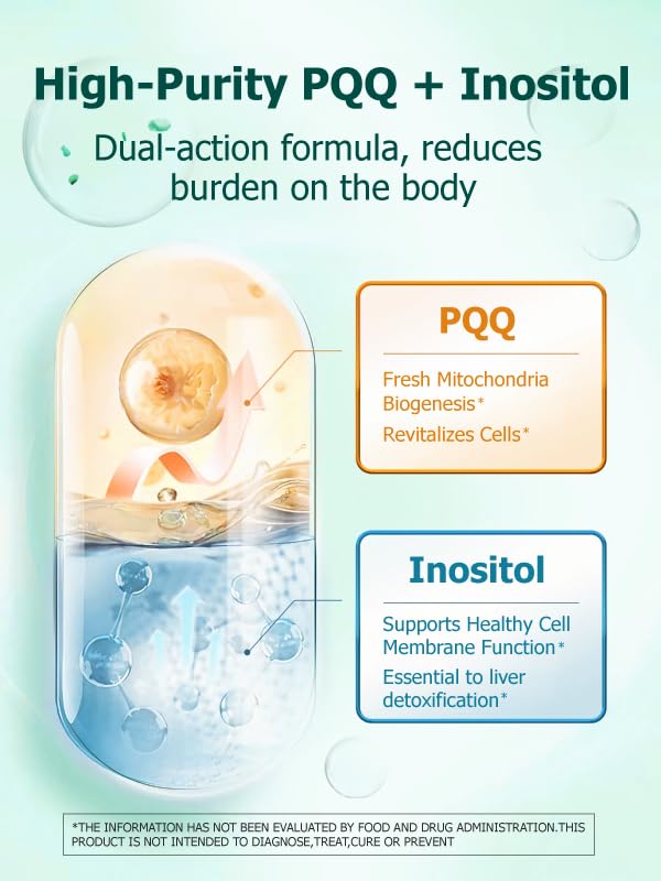 ESTHELIV Liver Cleanse Detox & Repair PQQ + Inositol Formula Capsule 60 Count