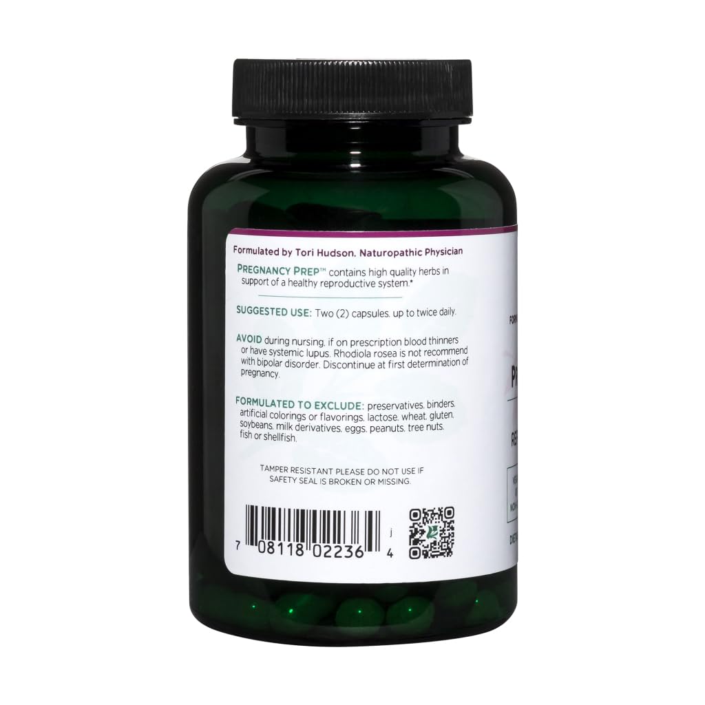 Vitanica Pregnancy Prep Reproductive System Support 120 Capsules