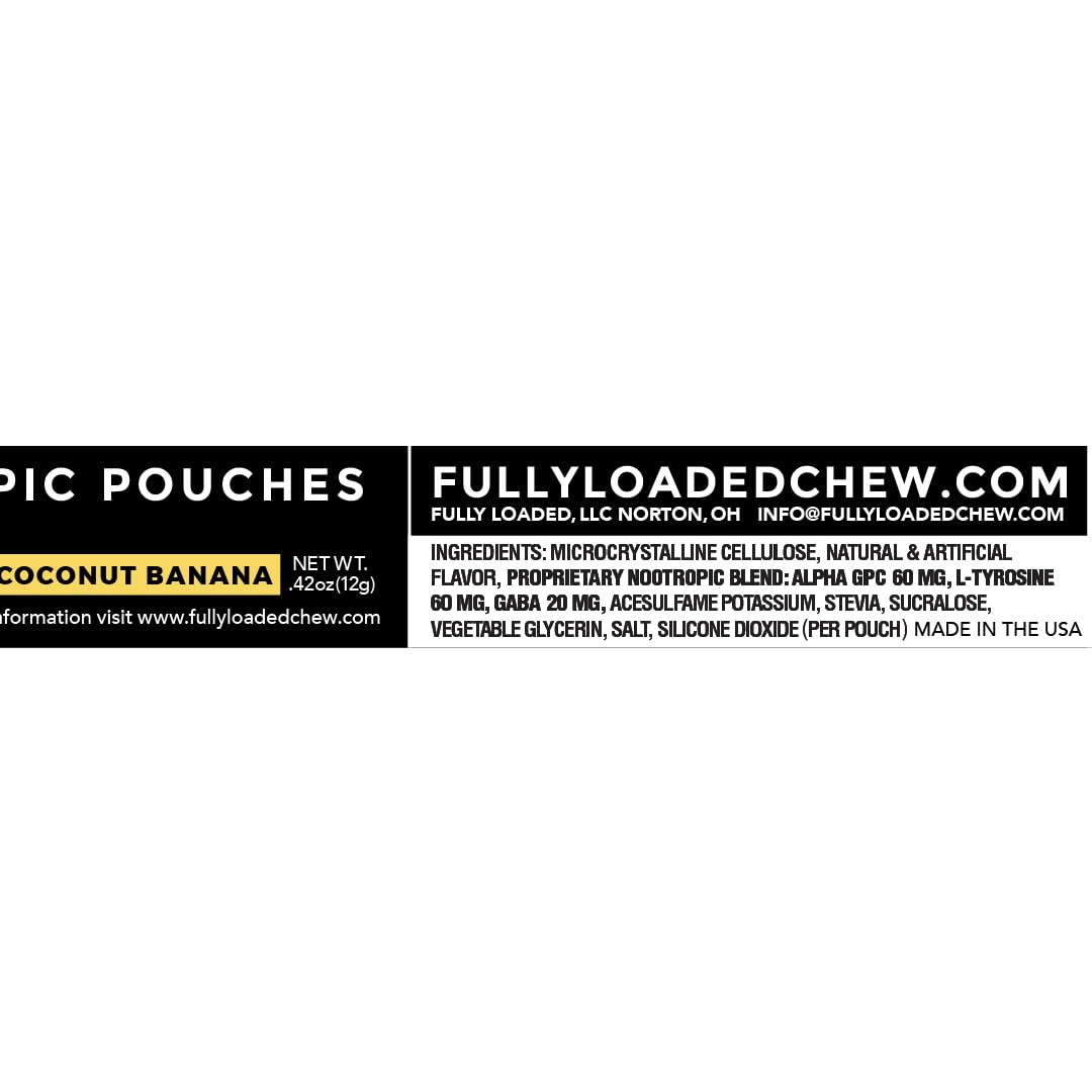 Fully Loaded Alpha Nootropic Pouches Capsule, 75 Count