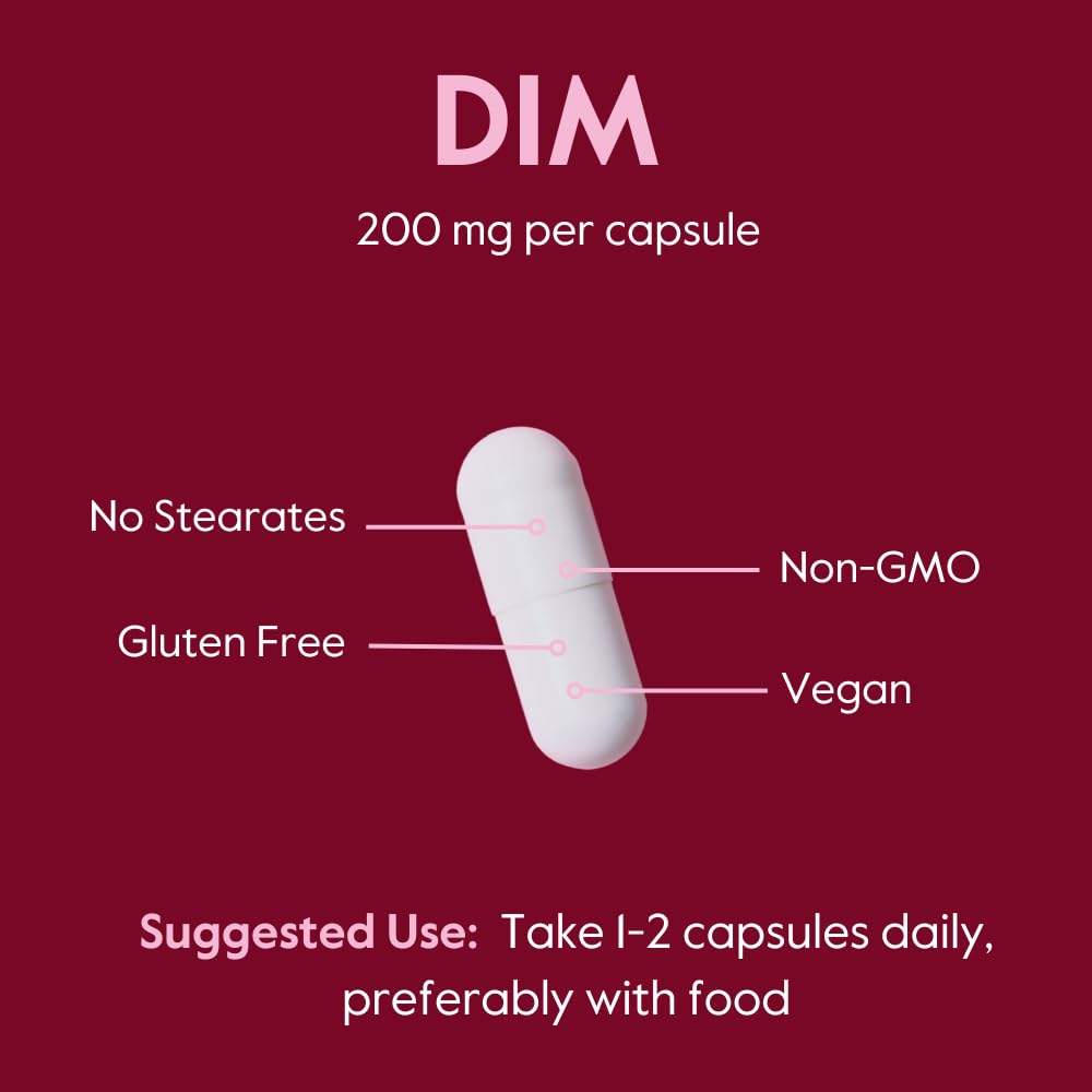 BESTVITE DIM (Diindolylmethane) 200mg with Bioperine 120 Capsules